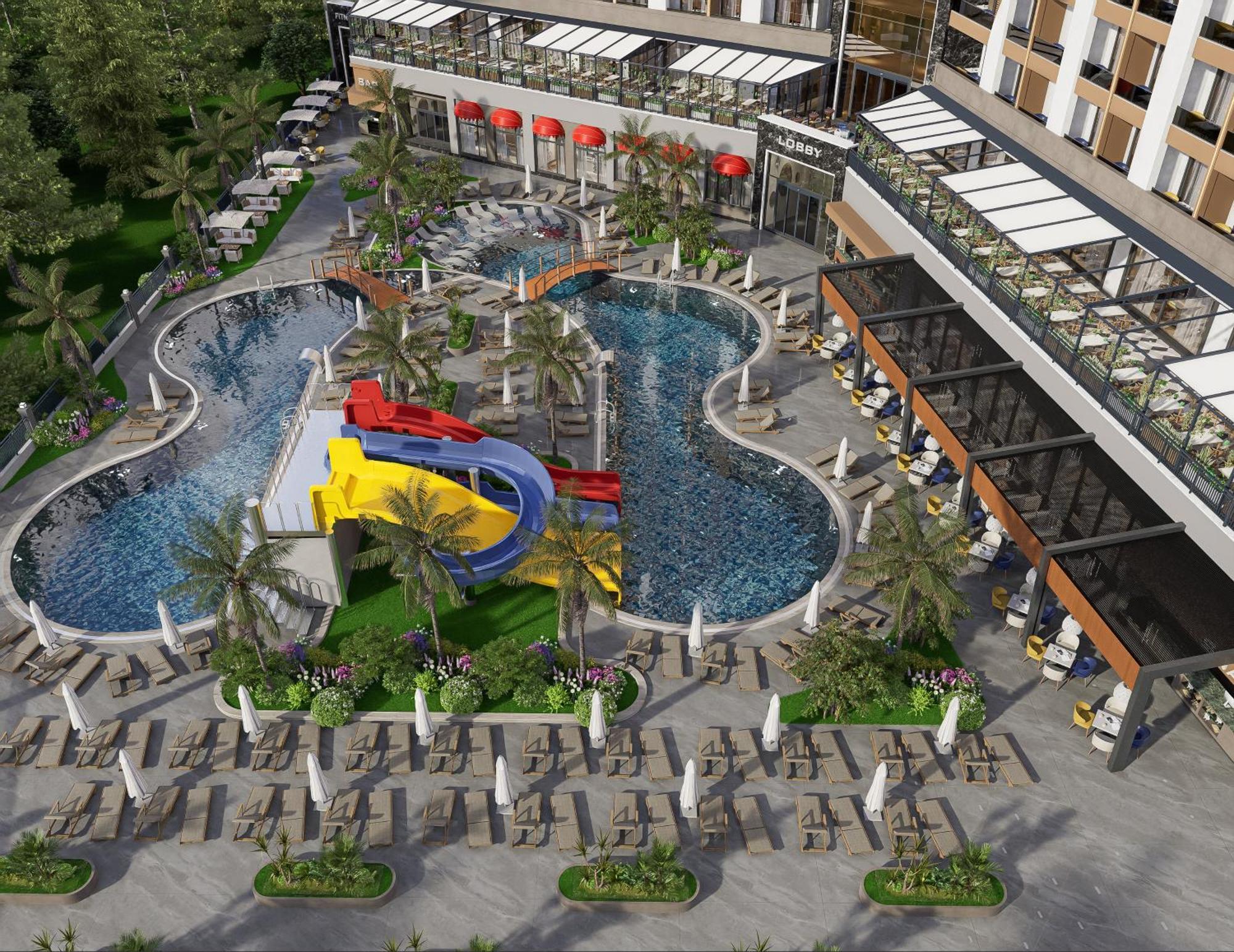Almaris Alanya Aparthotel Kültér fotó