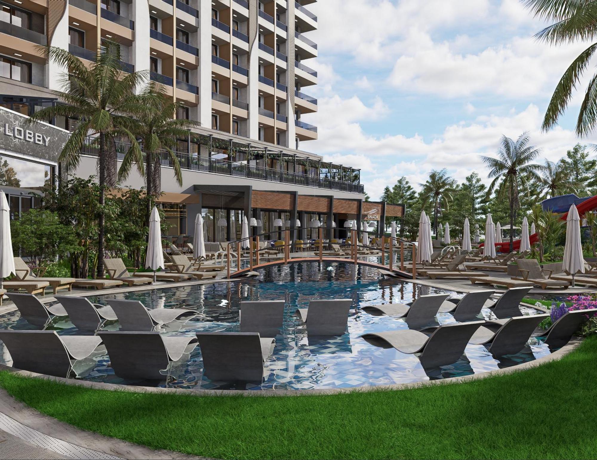 Almaris Alanya Aparthotel Kültér fotó